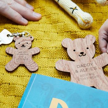 Personalised Father's Day Bedtime Story Bear Gift Set, 2 of 7