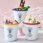 Enamel Personalised Snack Pot, thumbnail 2 of 8