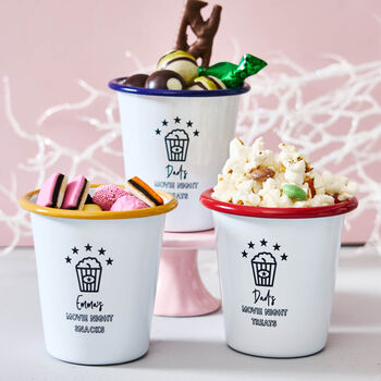 Enamel Personalised Snack Pot, 2 of 8