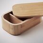 Natural Bamboo Divider Lunch Box, thumbnail 1 of 5