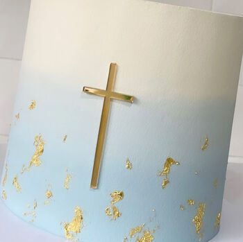 Cross Cake Charm For Christening And Baptism, 2 of 5