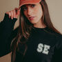 Personalised College Initial Sweatshirt, thumbnail 3 of 9