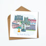 Personalised Bath Greeting Card, Skyline Print, thumbnail 2 of 4