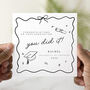 Personalised Graduation Card – You Did It, thumbnail 1 of 3