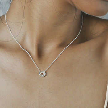 9ct Solid Gold Mini Russian Ring Necklace, 5 of 5