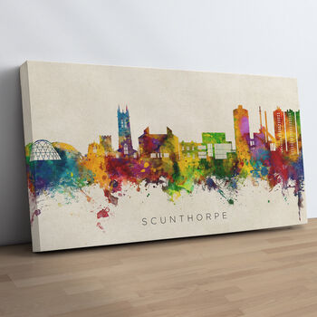 Scunthorpe Skyline Cityscape Art Print, 10 of 12