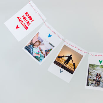 Father's Day Photo Bunting Card, 4 of 5