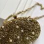 Maeve Gold Oval Brass Clutch, thumbnail 3 of 6
