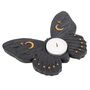 Black Moth Tealight Candle Holder, thumbnail 1 of 3