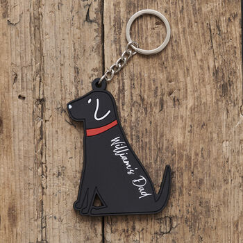 Personalised Father's Day Keyring From The Dog, 2 of 12