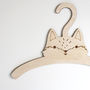 Personalised Childrens Coat Hanger With Fox Design, thumbnail 6 of 8