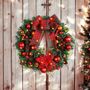 Festive Light Up Christmas Wreath, thumbnail 4 of 7