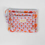 Posie Zip Pouch, Lilac, thumbnail 2 of 4