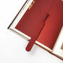 Love Embossed Red Leather Bookmark, thumbnail 1 of 4