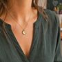 Gold Plated Pencil Shaving Necklace Teacher Gift, thumbnail 1 of 6