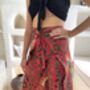 Red Batik Wrap Around Trousers, thumbnail 3 of 4
