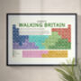 Walking Britain Periodic Table Art Print, thumbnail 1 of 10