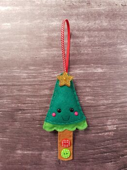 Christmas Tree Decoration Mini Sewing Kit, 2 of 5