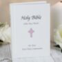 Personalised Silver Leaf Cross Bible, thumbnail 6 of 6