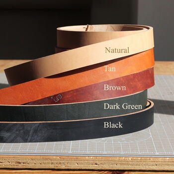 Leather Belt One Inch Wide, 4 of 4