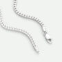 Sterling Silver Franco Chain Necklace 22 Inch, thumbnail 4 of 6