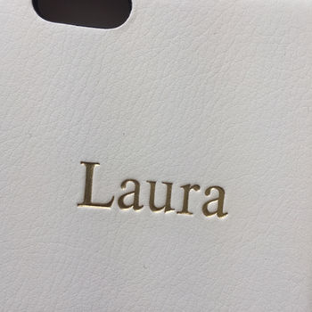 Personalised Leather Phone Case, 10 of 12