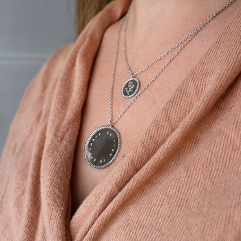 'Be True To Yourself' Engraved Coin Necklace, 4 of 7