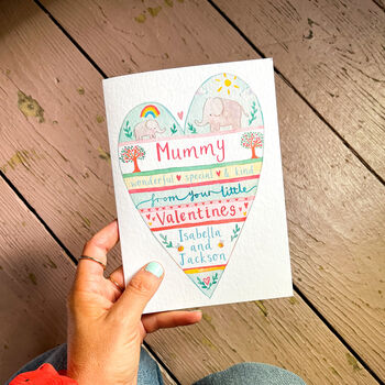 Personalised Mummy From Your Little Valentine Card, 5 of 5