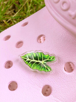Houseplant Leaf Clog Shoe Charms Shoe Jewellery, 4 of 12