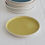 Colourful Handmade Porcelain Tea Plate, thumbnail 6 of 12