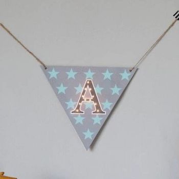 Personalised Light Up LED Bunting, 2 of 2