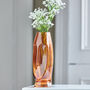 Amber Glass Face Vase, thumbnail 3 of 3
