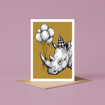 Rhino Birthday Card, 2 of 6