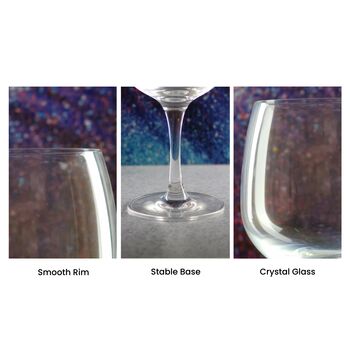 Personalised Connoisseur Gin Glass With Gift Box, 5 of 6