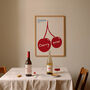 Cherry Wine 1980's Music Giclée Art Print, thumbnail 1 of 4