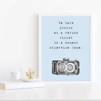Photography Quote Print, 7 of 9