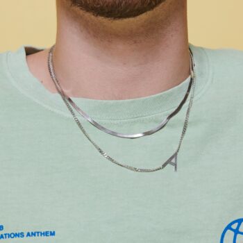 Flat Snake Chain Layering Necklace, 8 of 8
