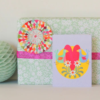 Mini Greetings Card Pack Of 10 Brights, 8 of 11