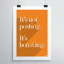 Posting Is Boasting Print, thumbnail 8 of 12