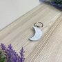 Grey Moon Keyring Keychains, thumbnail 4 of 5