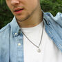 Personalised Silver St Christopher Curb Necklace With Photobox, thumbnail 3 of 11