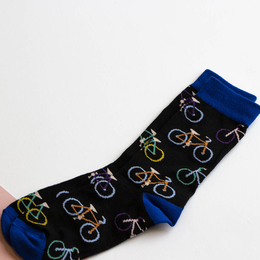 Personalised Bicycle Enthusiast Men's Socks Box By Studio Hop ...