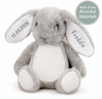 Grey Long Eared Easter Bunny, 4 of 4