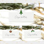 Colourful Christmas Blank Place Cards, thumbnail 1 of 6