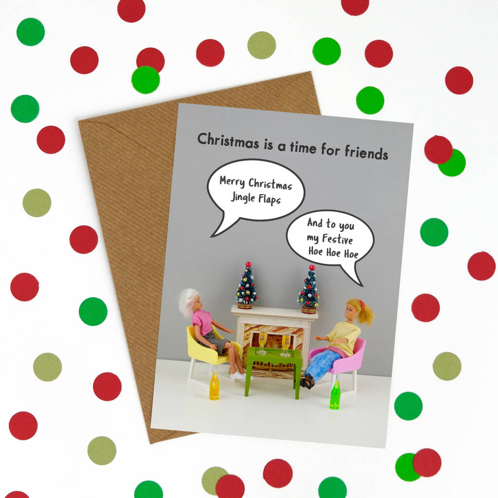 Rude Friendship Funny Christmas Card