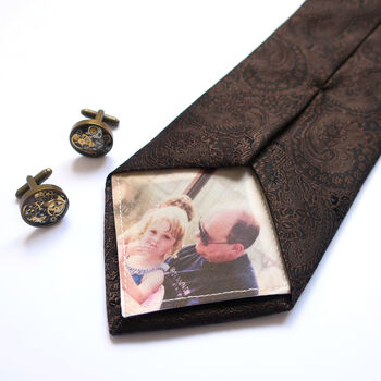 Personalised Photo Father Of The Bride Tie Patch, 6 of 7