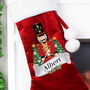 Personalised Nutcracker Red Stocking, thumbnail 2 of 3