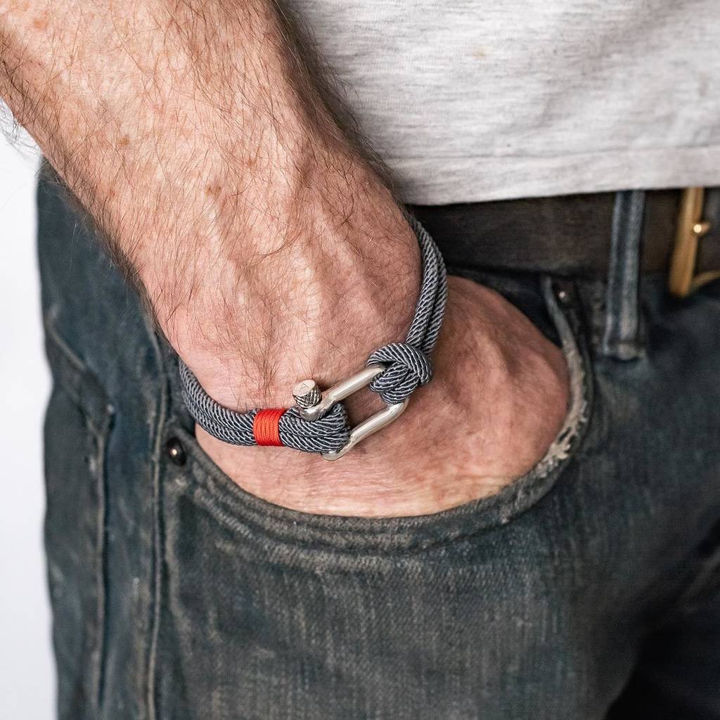 Men's Paracord Personalised Bracelet By Atticus