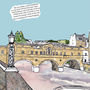 Bath Print 'Pulteney Bridge', thumbnail 2 of 2