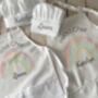 Personalised Matching Family Apron Rainbow Baking Gift Set, thumbnail 2 of 2